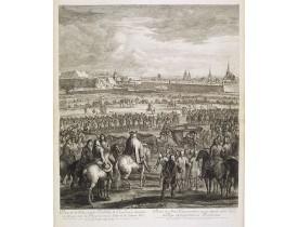 MEULEN, Adam Frans Van der. -  Veuë de la Ville, et Citadelle de Cambray, assiegées et prises par le Roy, au mois d'Avril de l'anné 1677.