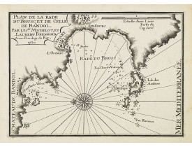 MICHELOT, H. / BREMOND, L. -  Plan de la Rade du Brusc, et de celle de Bandol.
