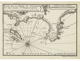 MICHELOT, H. / BREMOND, L. -  Plan de la Rade du Gourjan et des Isles Ste Marguerite.