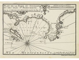 MICHELOT, H. / BREMOND, L. -  Plan de la Rade du Gourjan et des Isles Ste Marguerite.