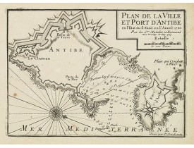 MICHELOT, H. / BREMOND, L. -  Plan de la Ville et Port d'Antibe.