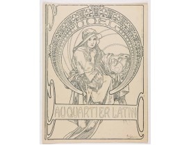 MUCHA, A. -  Au quartier Latin.