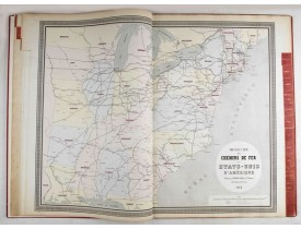NAPOLÉON CHAIX. -  Atlas des Chemins de Fer.