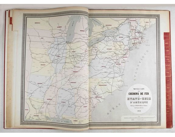 NAPOLÉON CHAIX. -  Atlas des Chemins de Fer.