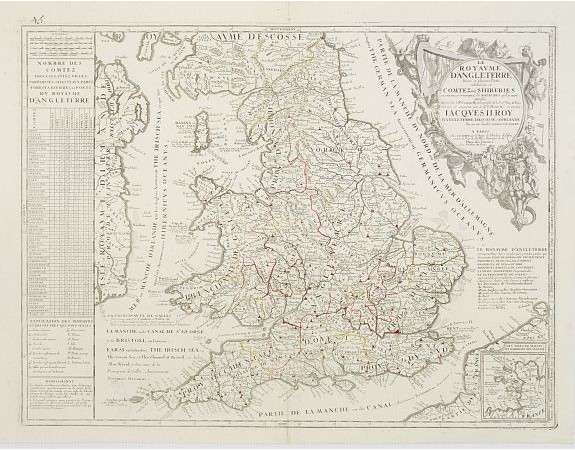 NOLIN, J. B. / CORONELLI, P. - Le Royaume d'Angleterre. NOLIN, J. B. / CORONELLI, P. - Le Royaume d'Angleterre.