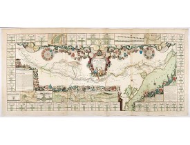 NOLIN, J. B. -  Le Canal Royal de Languedoc pour la jonction de l'Océan et de la Mer Méditerranée, dédié et présenté à Mgrs. des Estats de Languedoc.