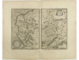 ORTELIUS, A. -  1) Caletensivm et Bononiensivm..2) Veromandvorvm eorvmque..