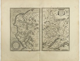 ORTELIUS, A. -  1) Caletensivm et Bononiensivm..2) Veromandvorvm eorvmque..