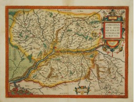 ORTELIUS, A. -  Anjou. Andegavensium Ditionis Vera et  Integra Descriptio. Licimo Guijeto Andegavense auctore.