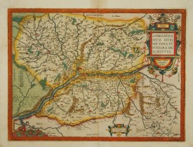 ORTELIUS, A. -  Anjou. Andegavensium Ditionis Vera et  Integra Descriptio. Licimo Guijeto Andegavense auctore.