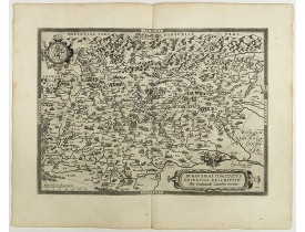 ORTELIUS, A. -  Burgundiae Comitatus Recentiss. Descriptio.
