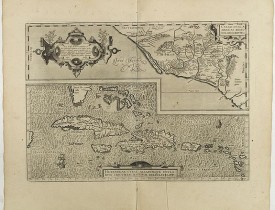 ORTELIUS, A. -  Culiacanae Americae regionis.. / Hispaniolae, Cubae..
