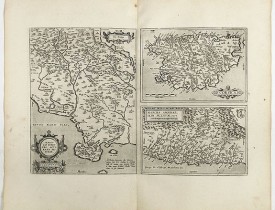 ORTELIUS, A. -  Senensis ditionis, . . . / Corsica / Marcha Anconae . .