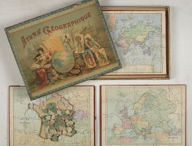 PAULY, G. -  Atlas Geographique. (Puzzle).
