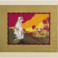 PICHON, R. (Workshop). -  "Art déco" box cover.