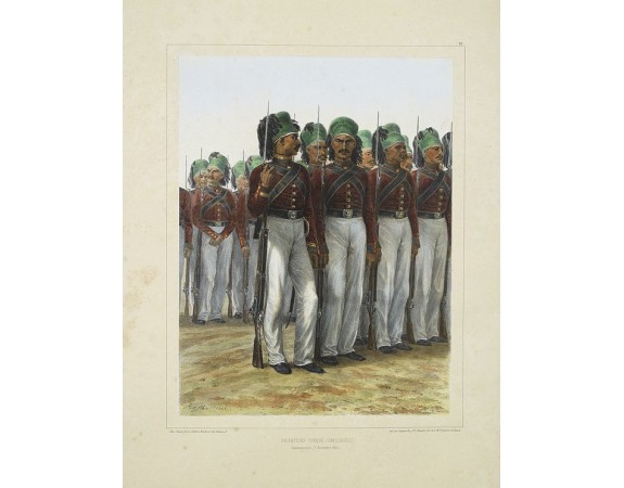 RAFFET, A. -  Infanterie Turque (chasseurs). 7 novembre 1837.