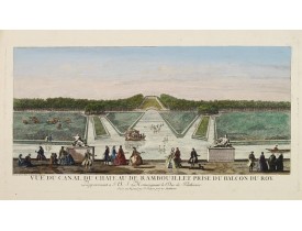 RIGAUD, J. -  Vue du Canal du Château de Rambouillet Prise du Balcon du Roy..