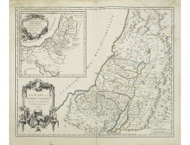 ROBERT DE VAUGONDY, G. -  La Judée ou Terre Sainte, . . .