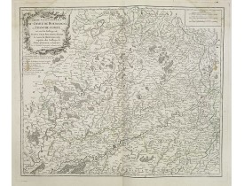 ROBERT DE VAUGONDY, G. -  Partie septentrionale du comté de Bourgogne ou Franche-Comté. . .