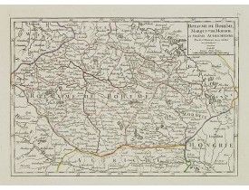 ROBERT DE VAUGONDY, G. -  Royaume de Bohéme, Marquisat de Moravie, et Silésie Autrichenne.