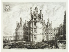ROCHEBRUNE de, O. G. -  Façade orientale du château de Chambord, bati par Pierre Nepveu, dit Trinqueau, architecte Blesois.