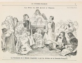 ROCQUES, Jules. -  La Fete du 23 Avril a l'Opera.