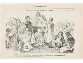 ROCQUES, Jules. -  La Fete du 23 Avril a l'Opera.