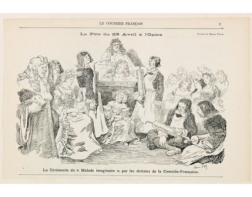 ROCQUES, Jules. - La Fete du 23 Avril a l'Opera. ROCQUES, Jules. - La Fete du 23 Avril a l'Opera.