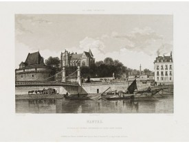 SALATHE. -  Nantes.Chapelle du château cathédrale et cours Saint Pierre.