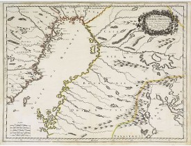 SANSON, N. -  Cajanie, ou Bothnie Orientale Tirée de celles d'Andr Burae et de Isaac Massa. . .