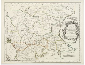 SANSON, N./ MARIETTE, P. -  Illyricum Orientis In quo Partes II. Moesia et Thracia. Provinciae XI.