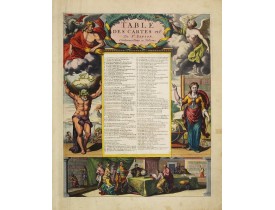 SANSON, N./MORTIER, P. -  Title page; Table Des Cartes etc: Du Sr. Sanson..