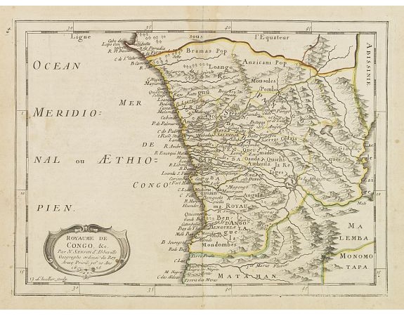 SANSON, N. - Royaume de Congo & c. . . SANSON, N. - Royaume de Congo & c. . .