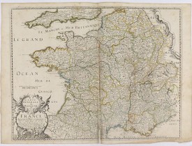 SANSON, N. / TAVERNIER, M. -  Carte Generale du Royaume de France.