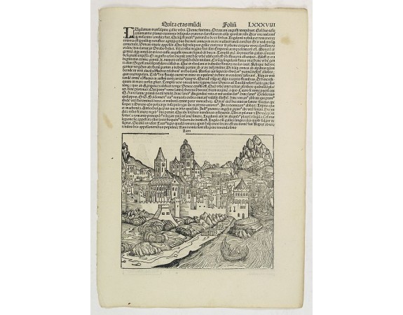 SCHEDEL, H. - Quita Etas Mundi. Folium.LXXXVIII SCHEDEL, H. - Quita Etas Mundi. Folium.LXXXVIII