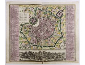 SEUTTER, M. -  Milano, la Citta Principale et Fortezza Reale del Ducato medsino in Italia . . .