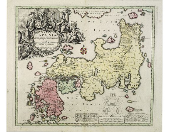 SEUTTER, M. -  Regni Japoniae Nova Mappa Geographica..