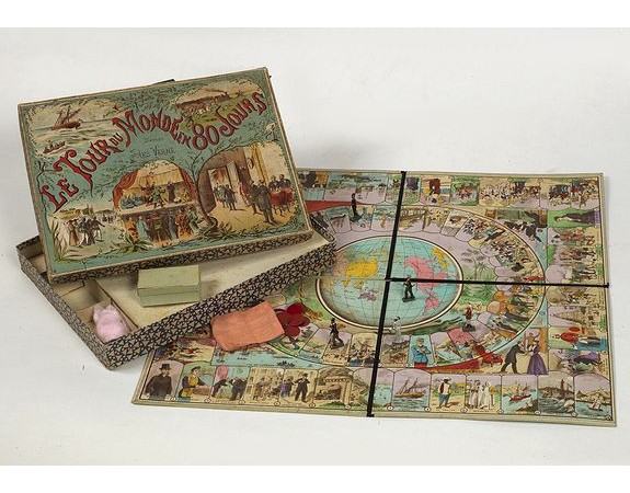 SOCIETE FRANçAISE DE JEUX ET JOUETS - Le Tour du Monde en 80 jours d'après Jules Verne. SOCIETE FRANçAISE DE JEUX ET JOUETS - Le Tour du Monde en 80 jours d'après Jules Verne.
