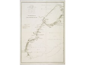 TARDIEU, J.B.P. / STAUNTON, G.L. -  Carte de la route que l'ambassade Anglaise a suivie en allent de Hang-Tchoo-Foo a Quang-Tchoo-Foo. . .