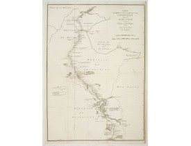 TARDIEU, J.B.P. / STAUNTON, G.L. -  Carte sur laquelle est tracé la route qu'à suivie l'ambassade Anglaise, Depuis Zhé-Hol en Tartarie jusqu'à Pekin, et de Pekin a Han-Choo-Foo, en Chine. . . Carte II.