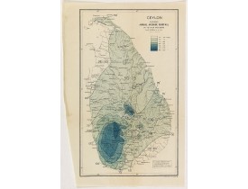 THE SURVEY OFFICE. -  Ceylon showing annual average rainfall up to 1926 inclusive.