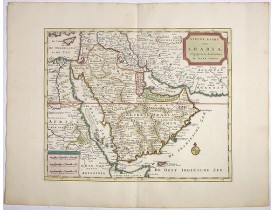 TIRION, I. -  Nieuwe kaart van Arabia.