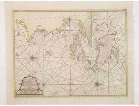 VAN KEULEN, G. -  Paskaart van de Eijlanden Cheuxan Lowang en alle deselfs onderhoorige Eylande. . .