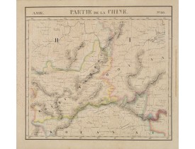 VANDERMAELEN, Ph. -  Partie de la Chine N°86. (Covers Guizhou and parts of Yunnan, Guangxi, Hunan, Hubei and Sichuan.)