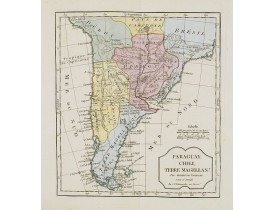 VAUGONDY, R. / DELAMARCHE. -  Paraguay, Chili, Terre Magellan.