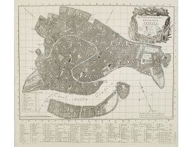 VIERO, T. -  Nuova Pianta Iconografica.. Venezia. . .