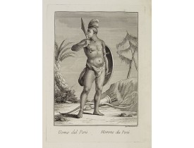 VIERO, Th. -  Uomo del Perù.  / Homme du Perou.