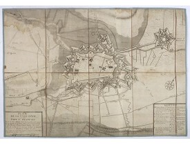 WEBER (Jean Henri, capitaine) -  Plan de la ville d’Air et du fort St. François.