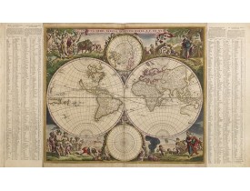 WIT, F. de -  Nova Orbis Tabula in Lucem edita A.F.de Wit.
