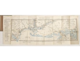 WYLD, J. -  Military map of the countries between Odessa & Perekop with the stations of the Russian forces.